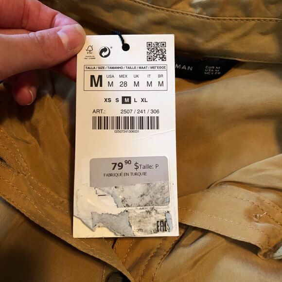 NWT! Zara women 100%  Cupro flowy top‎ - Picture 7 of 16